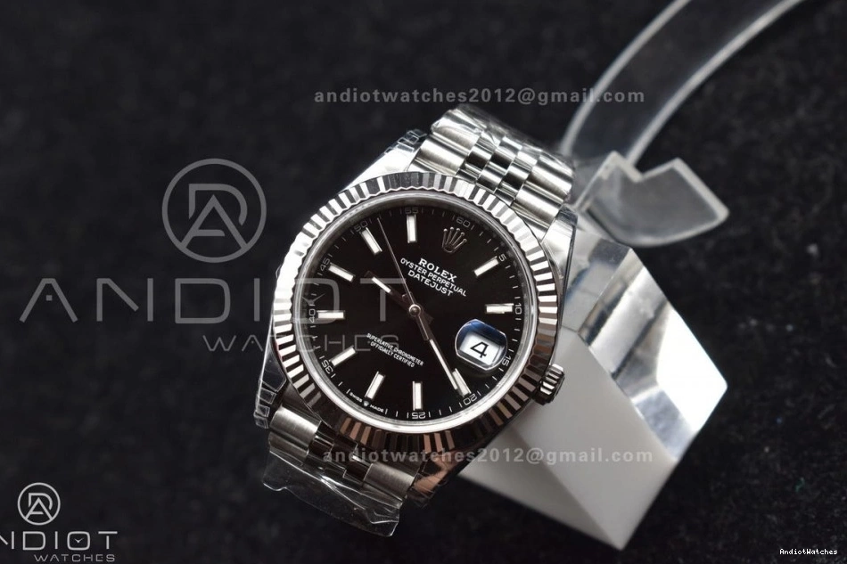 VS SS Edition Bracelet Dial Stick 1:1 Black 392 126334 Jubilee 904L DateJust Best VSF 41 Youthful on Steel 1206